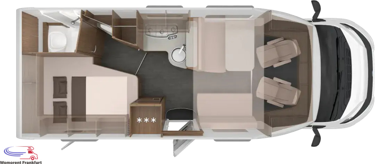 Wohnmobil Knaus L!VE WAVE 650 MF - Mobil rumah semi-terintegrasi: gambar 3 Wohnmobil Knaus L!VE WAVE 650 MF - Mobil rumah semi-terintegrasi: gambar 3