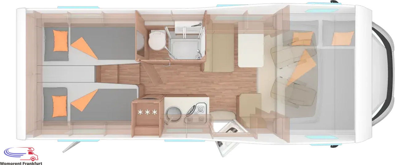 Wohnmobil Weinsberg CaraHome 650 MEG - Alkoven: gambar 2 Wohnmobil Weinsberg CaraHome 650 MEG - Alkoven: gambar 2