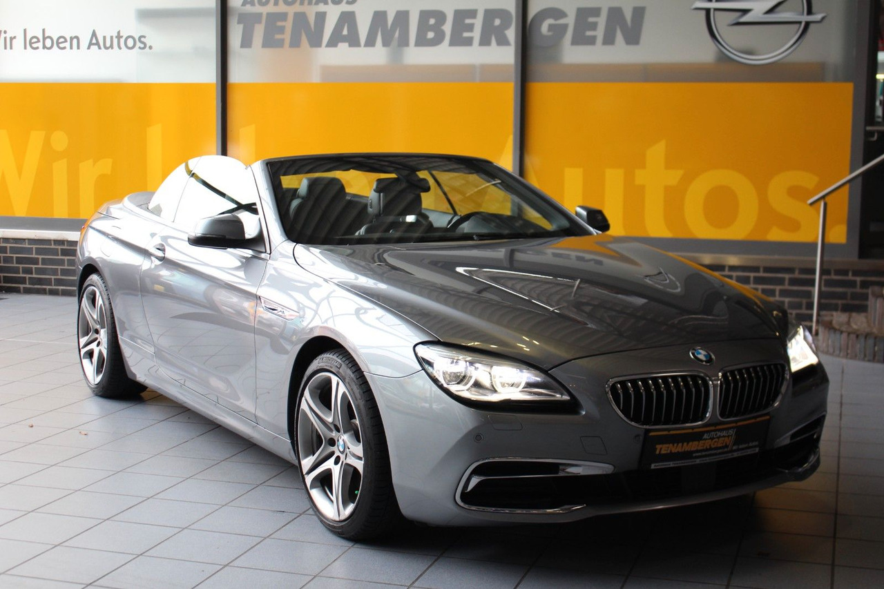 Convertible BMW 640d xDrive Cabrio Leder Memory Kamera H&K: gambar 7
