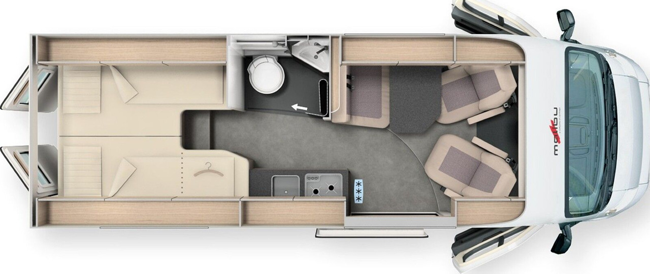 Malibu Relax 640 LE R active MJ26*Steckdosenpaket*Radio - Mobil kemping: gambar 2 Malibu Relax 640 LE R active MJ26*Steckdosenpaket*Radio - Mobil kemping: gambar 2