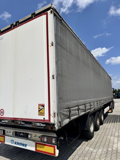 Semi-trailer dengan terpal samping Krone Pritsche + Plane SD/DA06CLNF/1227XBF0: gambar 9