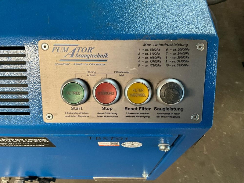 FumAtor Minivac 300D - Mesin pengerjaan logam: gambar 4 FumAtor Minivac 300D - Mesin pengerjaan logam: gambar 4
