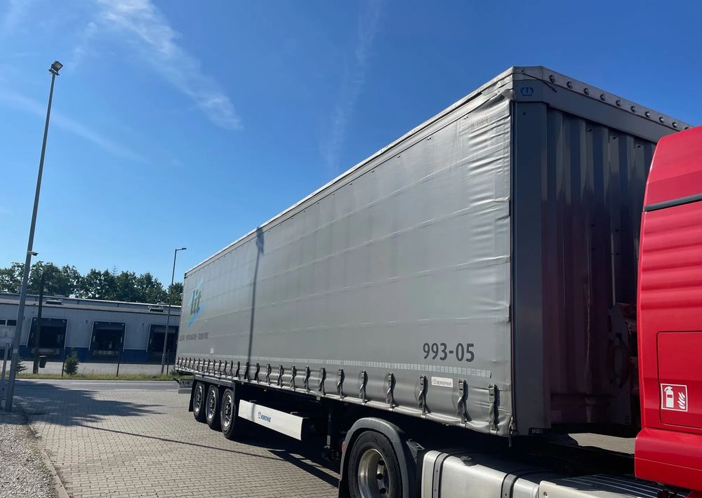 Semi-trailer dengan terpal samping Krone SD Skrętna oś!: gambar 8