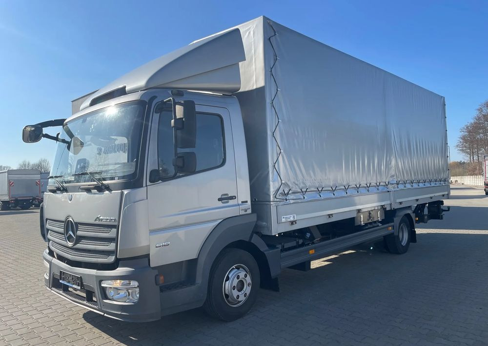 Mercedes-Benz ATEGO 818 KLIMA, WEBASTO - Truk dengan terpal samping: gambar 2 Mercedes-Benz ATEGO 818 KLIMA, WEBASTO - Truk dengan terpal samping: gambar 2