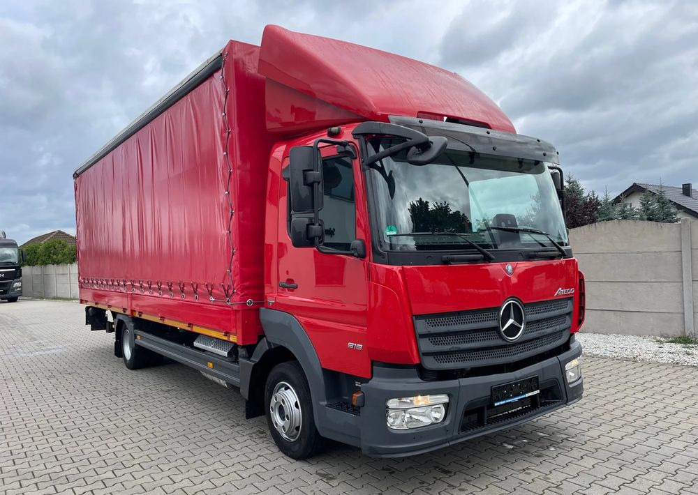 Mercedes-Benz ATEGO 818, Klima, webasto, burtofirana! - Truk dengan terpal samping: gambar 3 Mercedes-Benz ATEGO 818, Klima, webasto, burtofirana! - Truk dengan terpal samping: gambar 3
