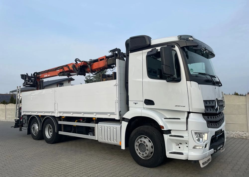 Mercedes-Benz Arocs 2545, HDS ATLAS 186.3 - PILOT - Truk flatbed, Truk derek: gambar 4 Mercedes-Benz Arocs 2545, HDS ATLAS 186.3 - PILOT - Truk flatbed, Truk derek: gambar 4