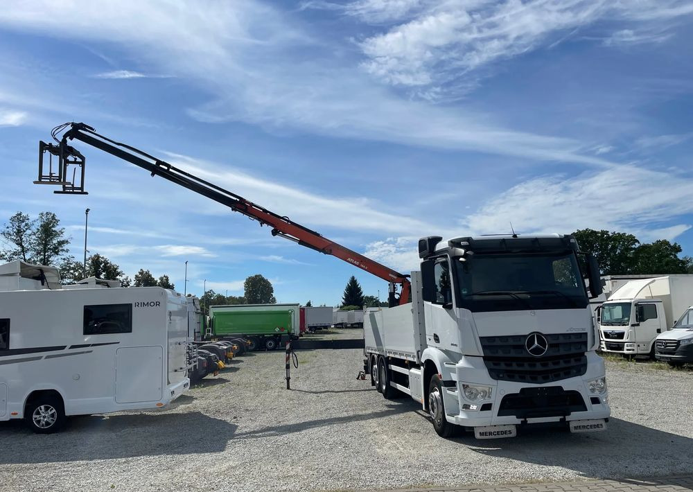 Mercedes-Benz Arocs 2545, HDS ATLAS 186.3 - PILOT - Truk flatbed, Truk derek: gambar 4 Mercedes-Benz Arocs 2545, HDS ATLAS 186.3 - PILOT - Truk flatbed, Truk derek: gambar 4
