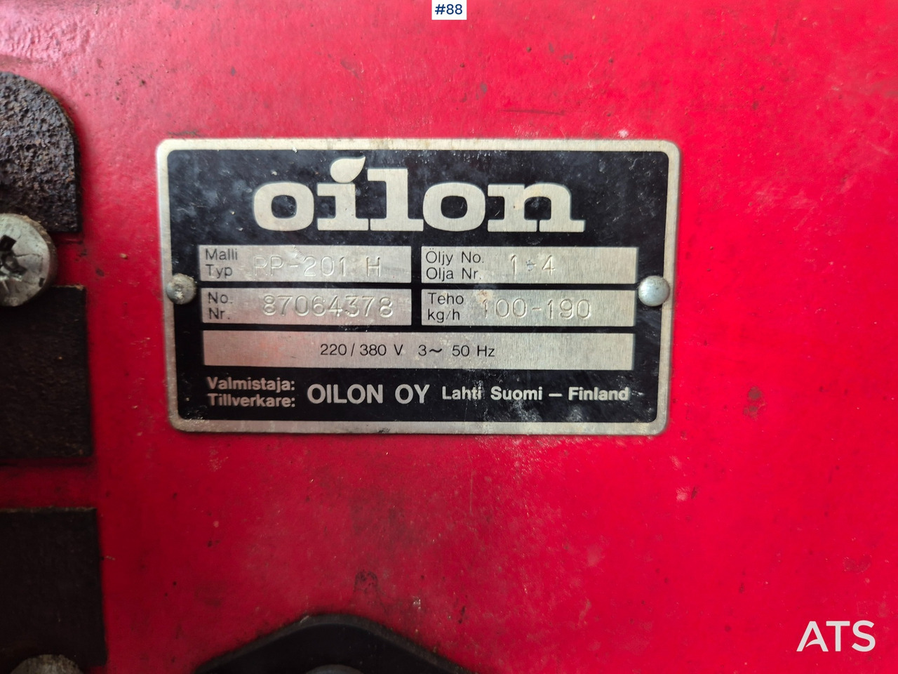 1997 Lämpökontti Oilon RP-201 H - Kontainer pengiriman: gambar 4 1997 Lämpökontti Oilon RP-201 H - Kontainer pengiriman: gambar 4