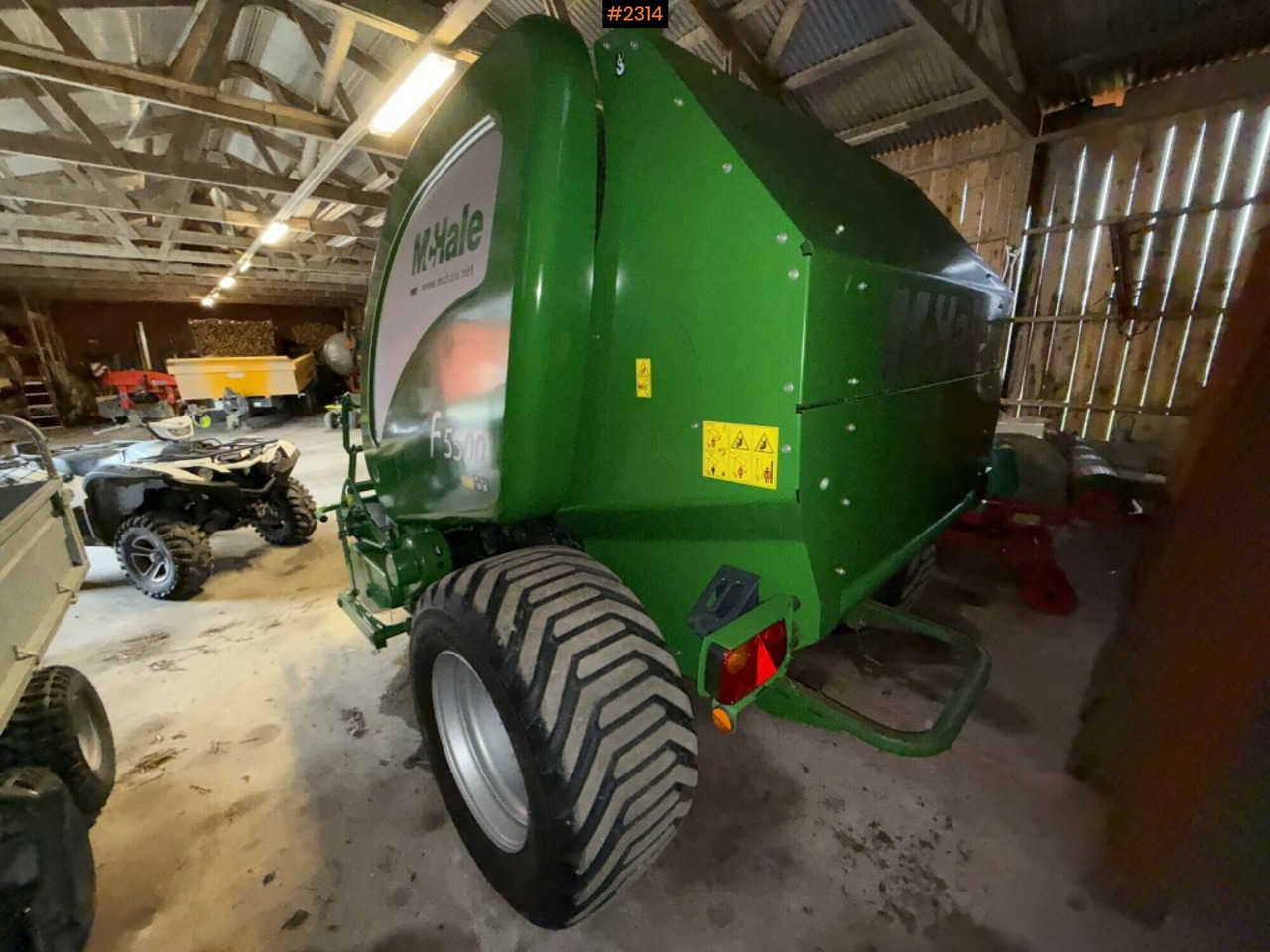Baler McHale F5500 - Peralatan untuk pembuatan jerami: gambar 3 Baler McHale F5500 - Peralatan untuk pembuatan jerami: gambar 3