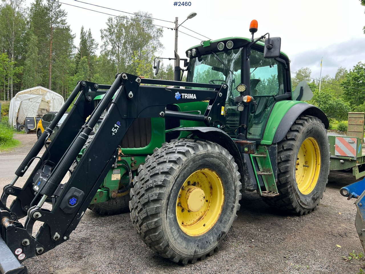 JOHN DEERE 6830 Tractor with implements - Traktor: gambar 1 JOHN DEERE 6830 Tractor with implements - Traktor: gambar 1