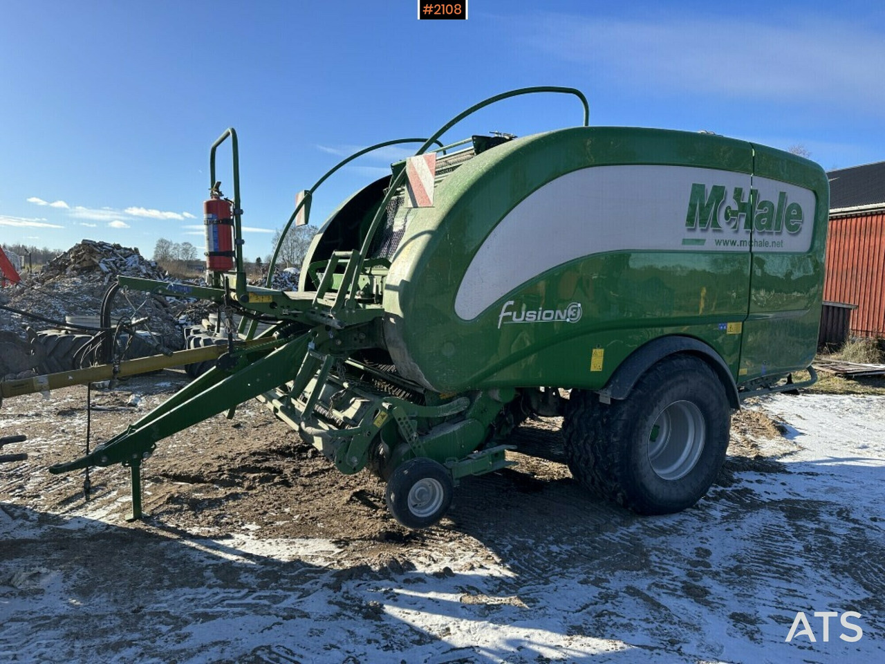 Round baler Mchale fusion 3 only 8490 bales (see video) - Peralatan untuk pembuatan jerami: gambar 4 Round baler Mchale fusion 3 only 8490 bales (see video) - Peralatan untuk pembuatan jerami: gambar 4