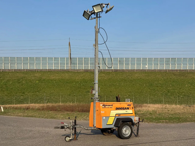 Doosan Allmand Night-Light Pro mobiele lichtmast LED - Menara penerangan: gambar 1 Doosan Allmand Night-Light Pro mobiele lichtmast LED - Menara penerangan: gambar 1