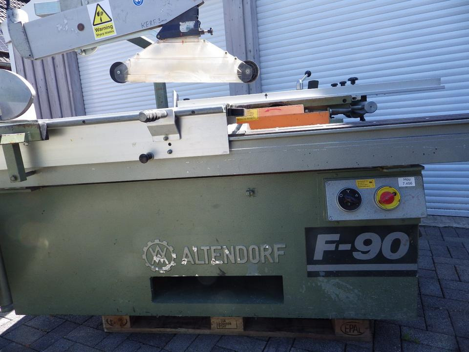 2 x Formatkreissäge mit Vorritzer Altendorf F90 und ROBLAND E300 - Mesin pengerjaan kayu: gambar 1 2 x Formatkreissäge mit Vorritzer Altendorf F90 und ROBLAND E300 - Mesin pengerjaan kayu: gambar 1