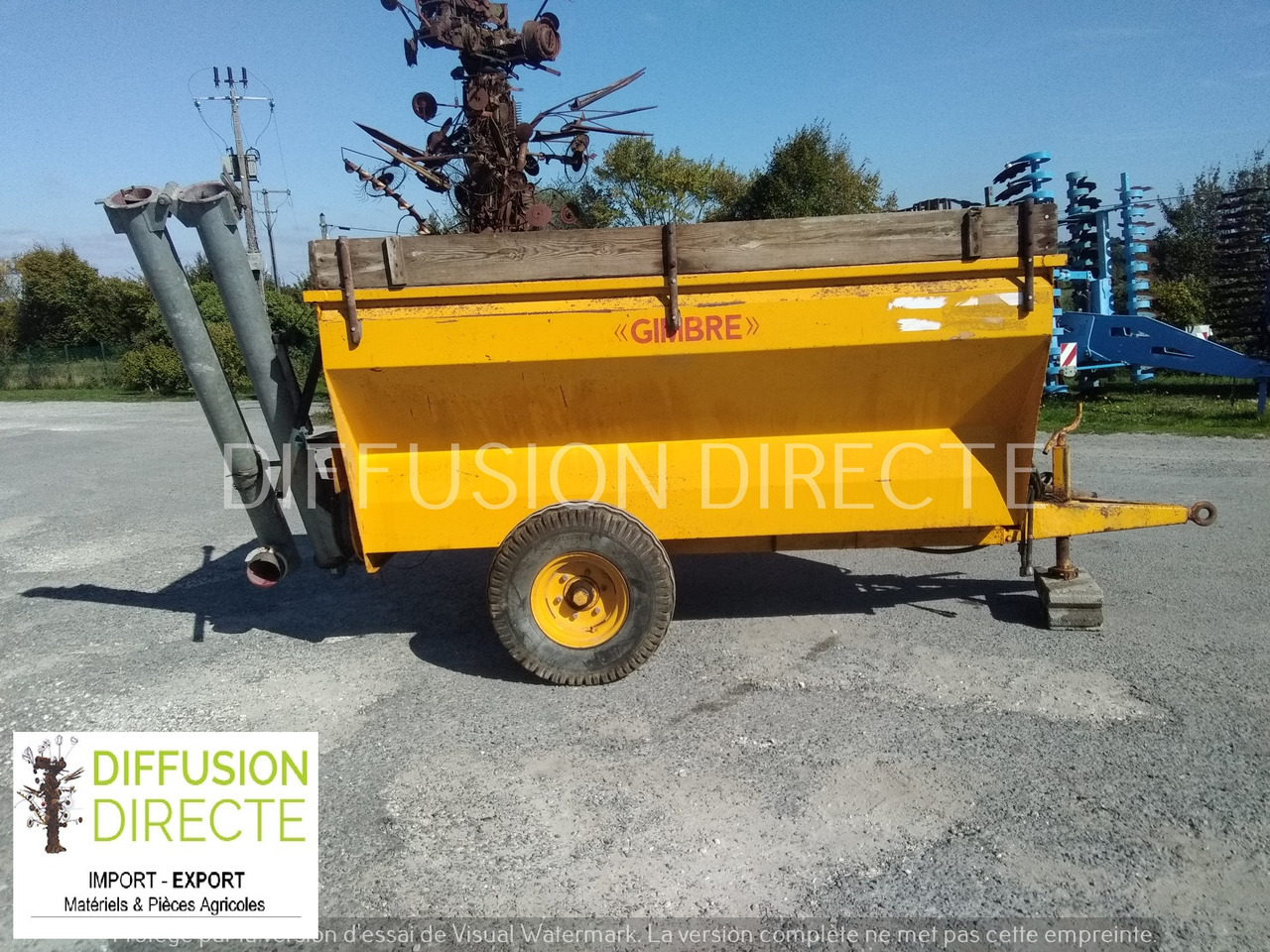 GIMBRE TOMBEREAU 4000 - Trailer jungkit: gambar 1 GIMBRE TOMBEREAU 4000 - Trailer jungkit: gambar 1