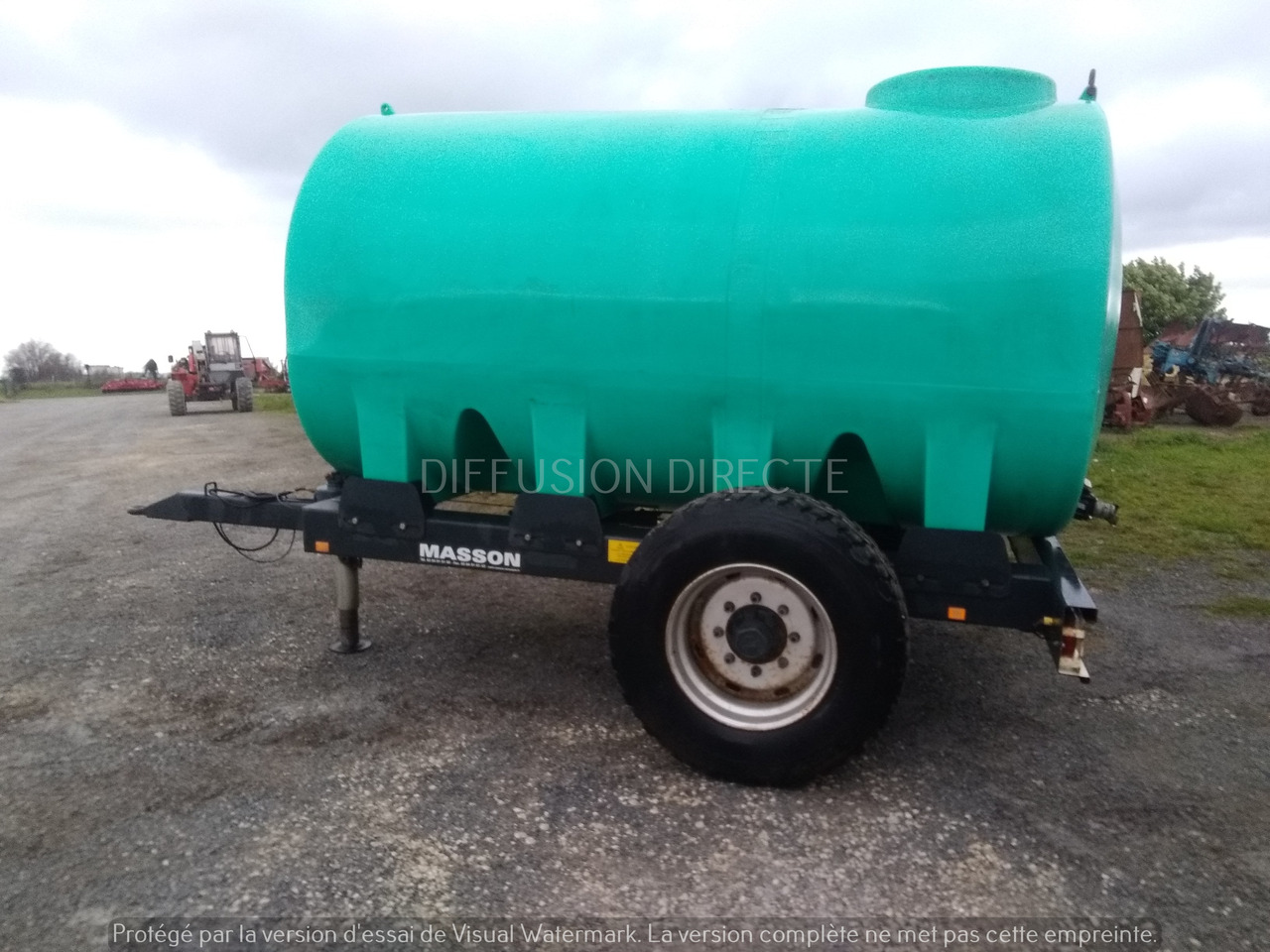 MASSON CITERNE AZOTE ET EAU MSP 80 - Trailer tangki: gambar 2 MASSON CITERNE AZOTE ET EAU MSP 80 - Trailer tangki: gambar 2