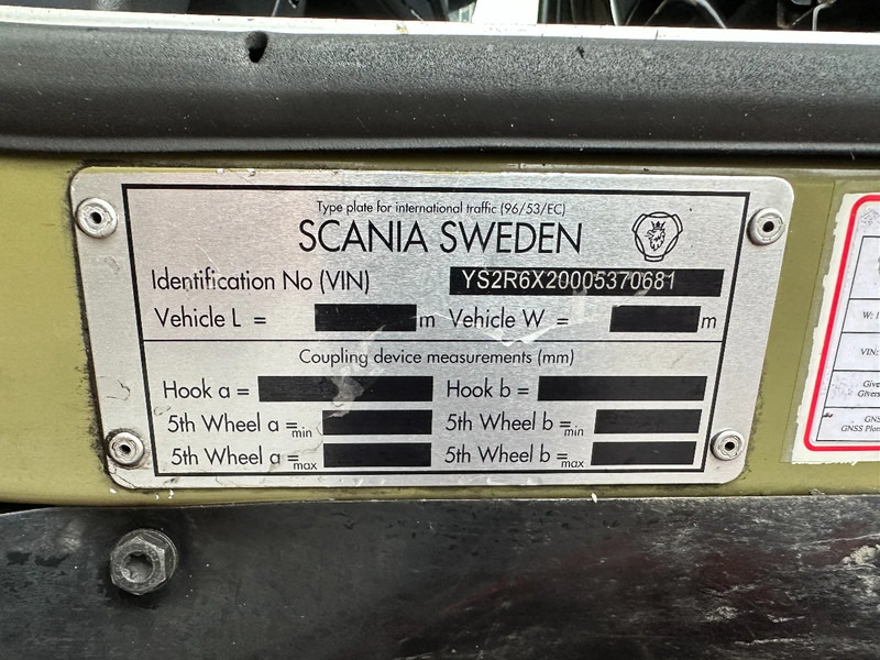 Tractor head Scania R580 V8 Full air-retarder-6x2-eur0 6: gambar 18