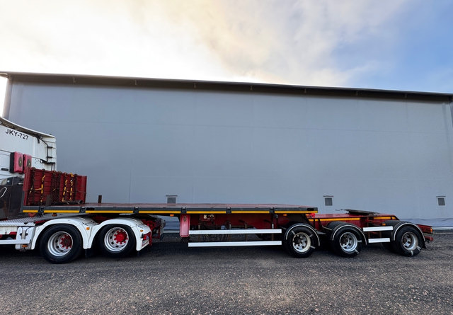 Gurlesenyil 3-akselinen paripyörä B-linkki - Semi-trailer flatbed: gambar 2 Gurlesenyil 3-akselinen paripyörä B-linkki - Semi-trailer flatbed: gambar 2