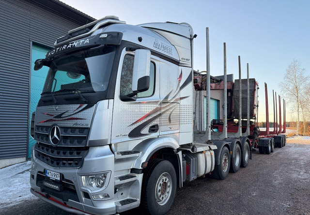 Mercedes-BenzArocs 8x4 - Truk logging, Truk derek: gambar 1 Mercedes-BenzArocs 8x4 - Truk logging, Truk derek: gambar 1