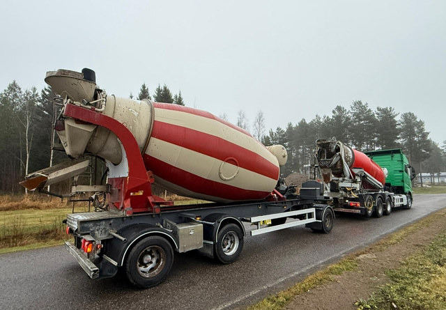 Peralatan beton, Trailer Närko9m3: gambar 8