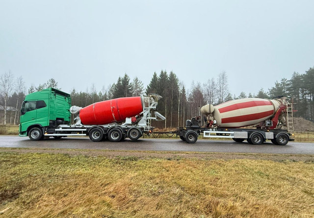 Peralatan beton, Trailer Närko9m3: gambar 11