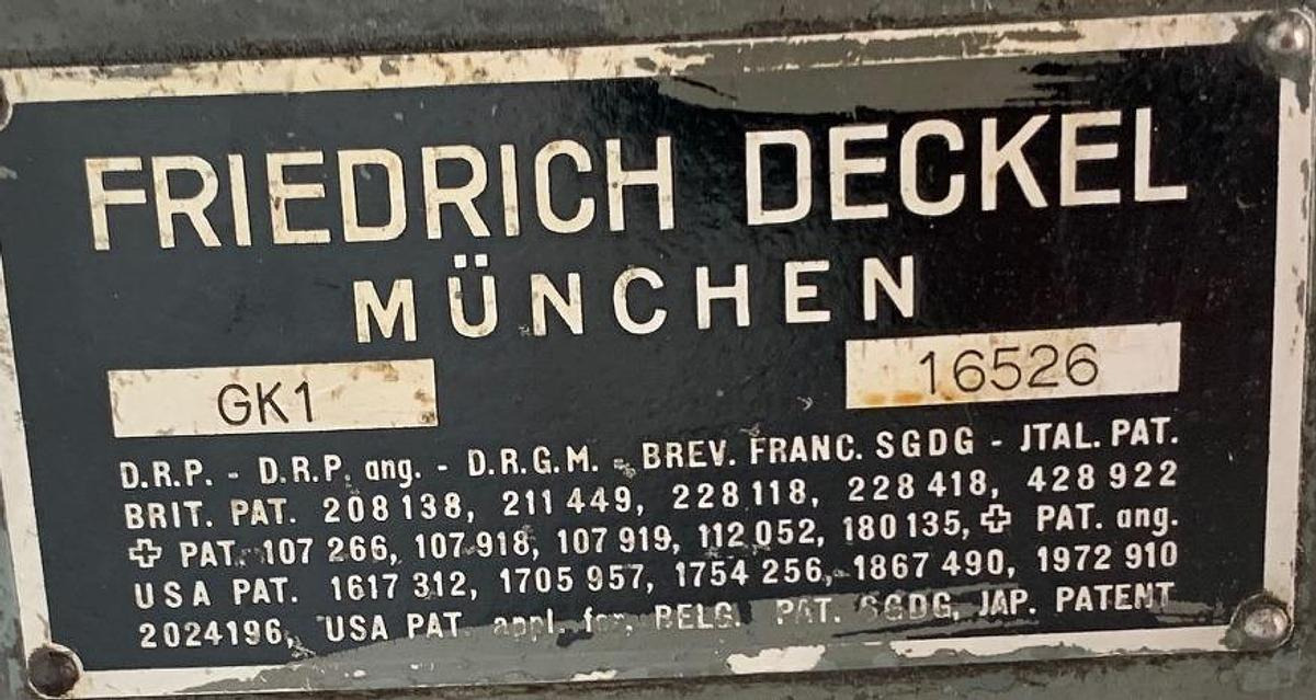 Gravierfräsmaschine DECKEL - Mesin milling: gambar 2 Gravierfräsmaschine DECKEL - Mesin milling: gambar 2