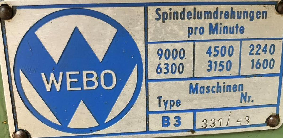 Tischbohrmaschine WEBO - Bor duduk: gambar 2 Tischbohrmaschine WEBO - Bor duduk: gambar 2