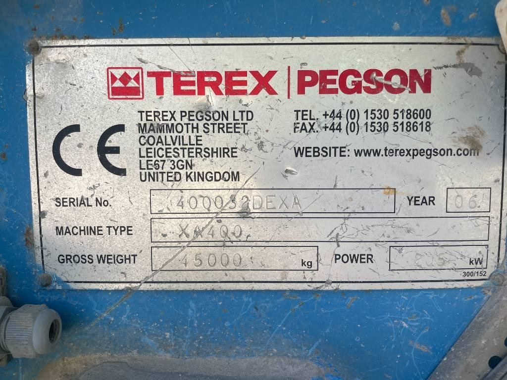 Leasing Terex Pegson XA 400  Terex Pegson XA 400: gambar 15