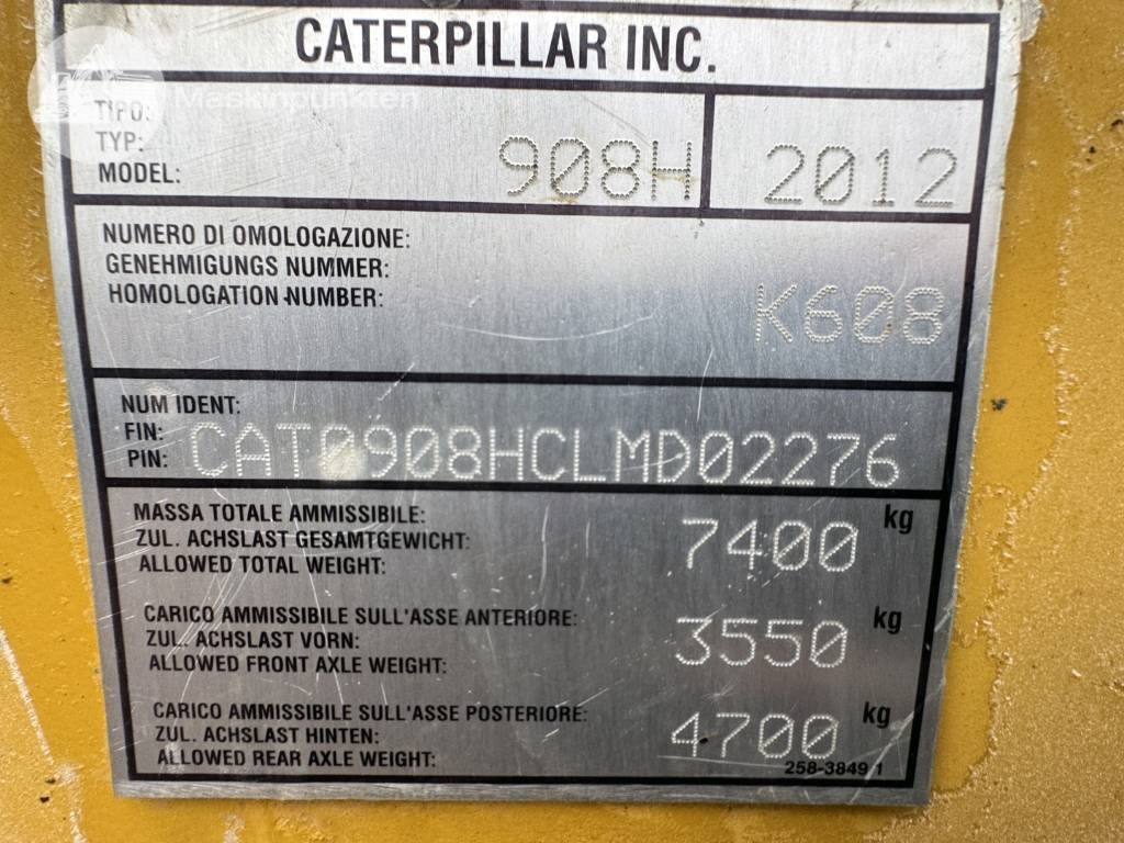 Wheel loader CAT 908 H: gambar 42