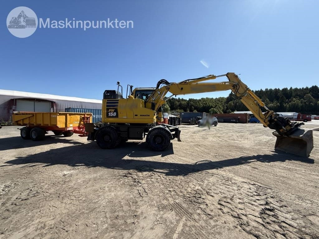 Komatsu PW 158 - Ekskavator roda: gambar 5 Komatsu PW 158 - Ekskavator roda: gambar 5