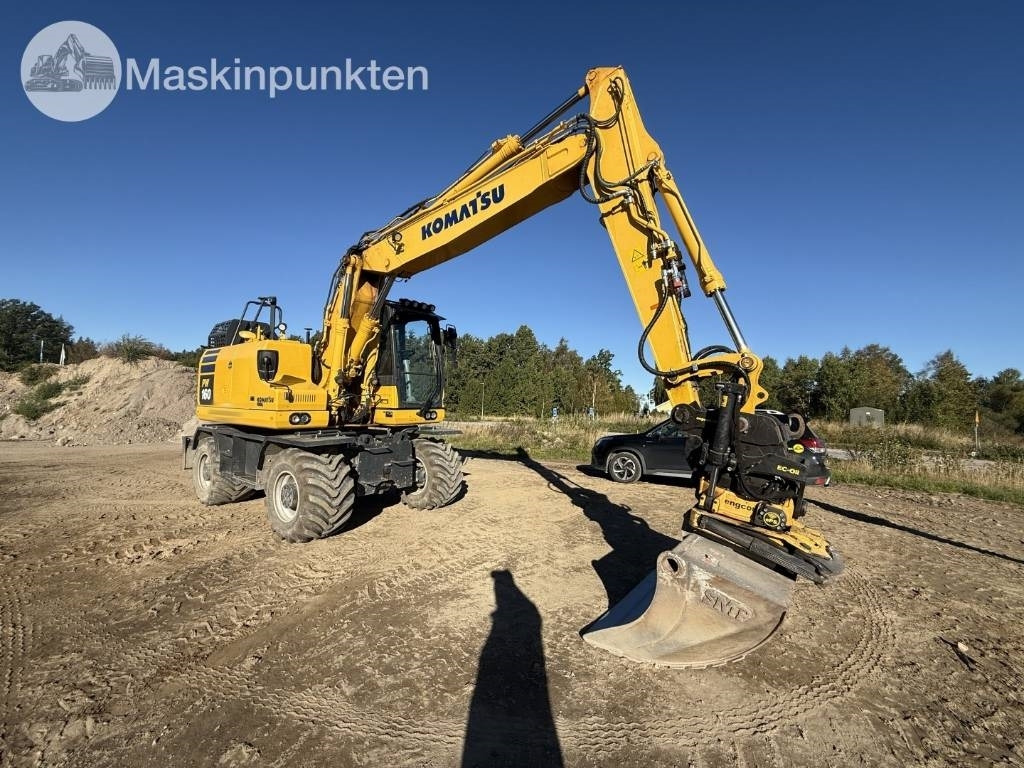 Komatsu PW 160 - Ekskavator roda: gambar 3 Komatsu PW 160 - Ekskavator roda: gambar 3