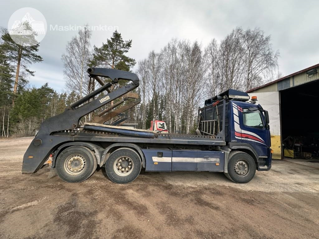 Volvo FM 12 420 LAXO Liftdumper + lastväxlare + flak - Truk skip loader: gambar 4 Volvo FM 12 420 LAXO Liftdumper + lastväxlare + flak - Truk skip loader: gambar 4