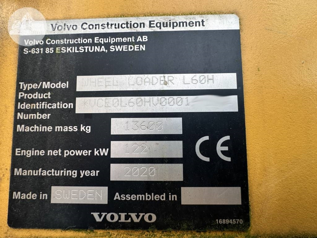 Wheel loader Volvo L 60 H: gambar 9
