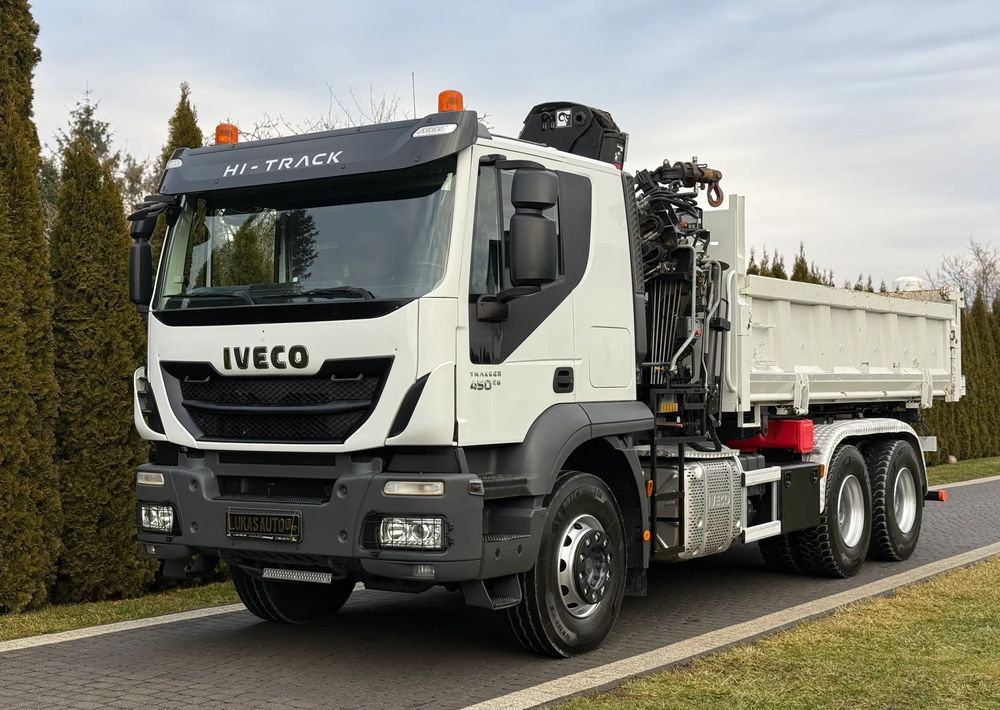 Iveco TRAKKER 450 6X4 PODWÓJNA HYDRO-BURTA HIAB 104 - Truk jungkit: gambar 4 Iveco TRAKKER 450 6X4 PODWÓJNA HYDRO-BURTA HIAB 104 - Truk jungkit: gambar 4