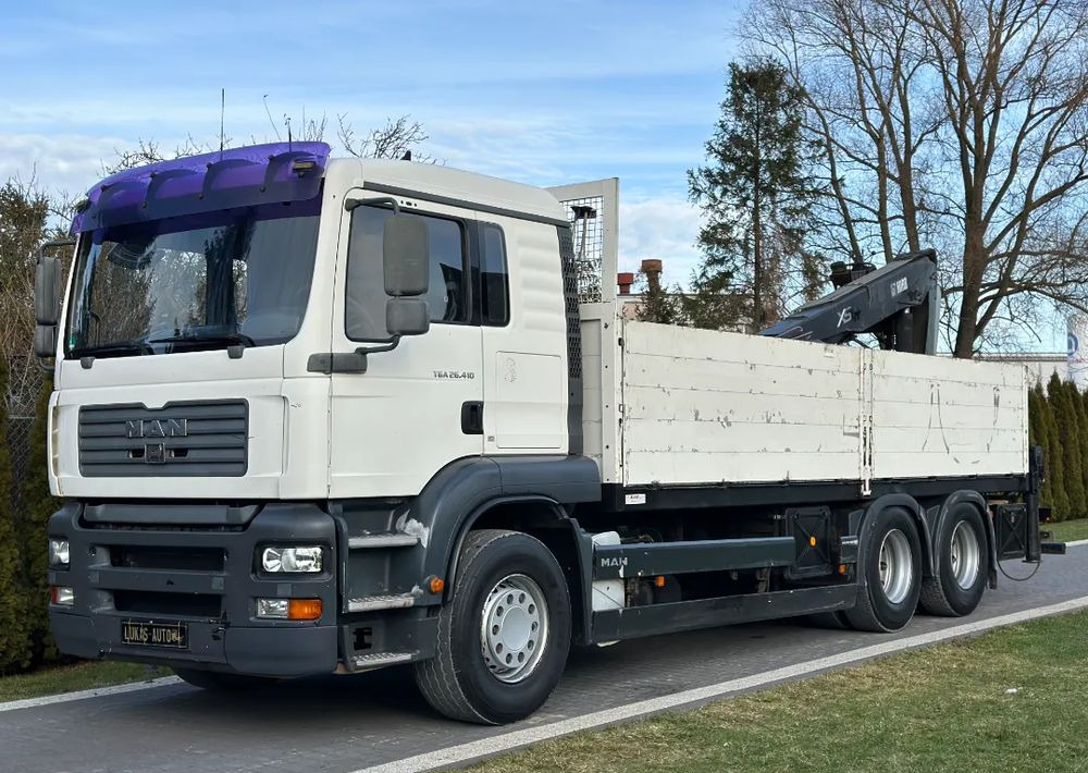 MAN TGA 24.410 6x4 HIAB MANUAL - Truk derek, Truk flatbed: gambar 2 MAN TGA 24.410 6x4 HIAB MANUAL - Truk derek, Truk flatbed: gambar 2