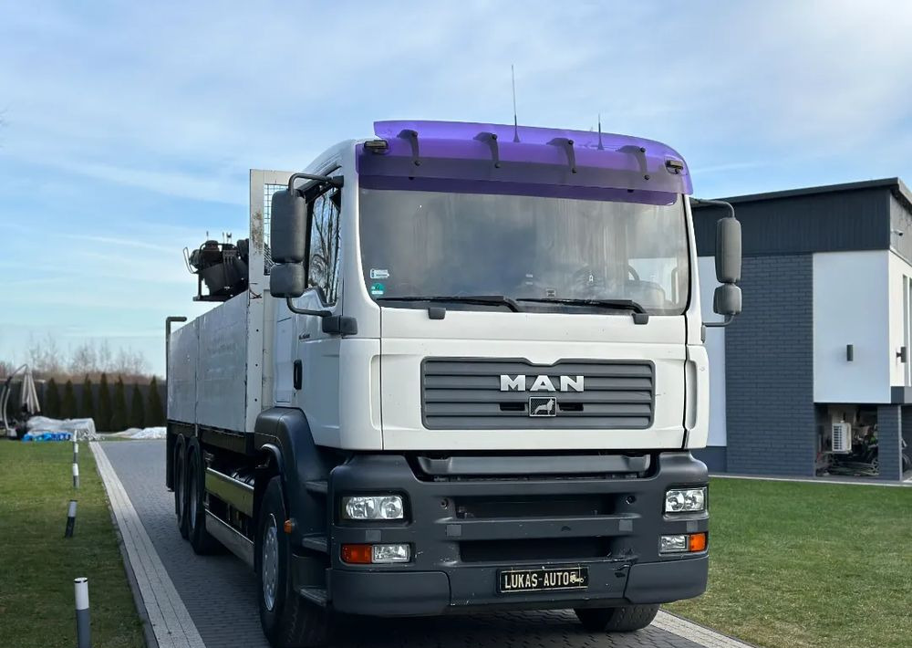 MAN TGA 24.410 6x4 HIAB MANUAL - Truk derek, Truk flatbed: gambar 4 MAN TGA 24.410 6x4 HIAB MANUAL - Truk derek, Truk flatbed: gambar 4