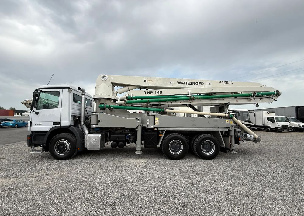 Mercedes-Benz ACTROS 2636 6X4 36 M WAITZINGER - Truk pompa beton: gambar 4 Mercedes-Benz ACTROS 2636 6X4 36 M WAITZINGER - Truk pompa beton: gambar 4
