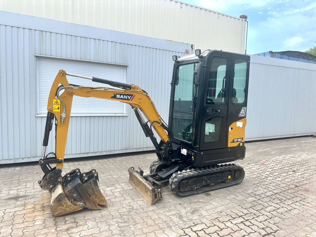 Sany SY18C / 2023 BJ / 181 H / 3 x Löffel - Ekskavator mini: gambar 1 Sany SY18C / 2023 BJ / 181 H / 3 x Löffel - Ekskavator mini: gambar 1