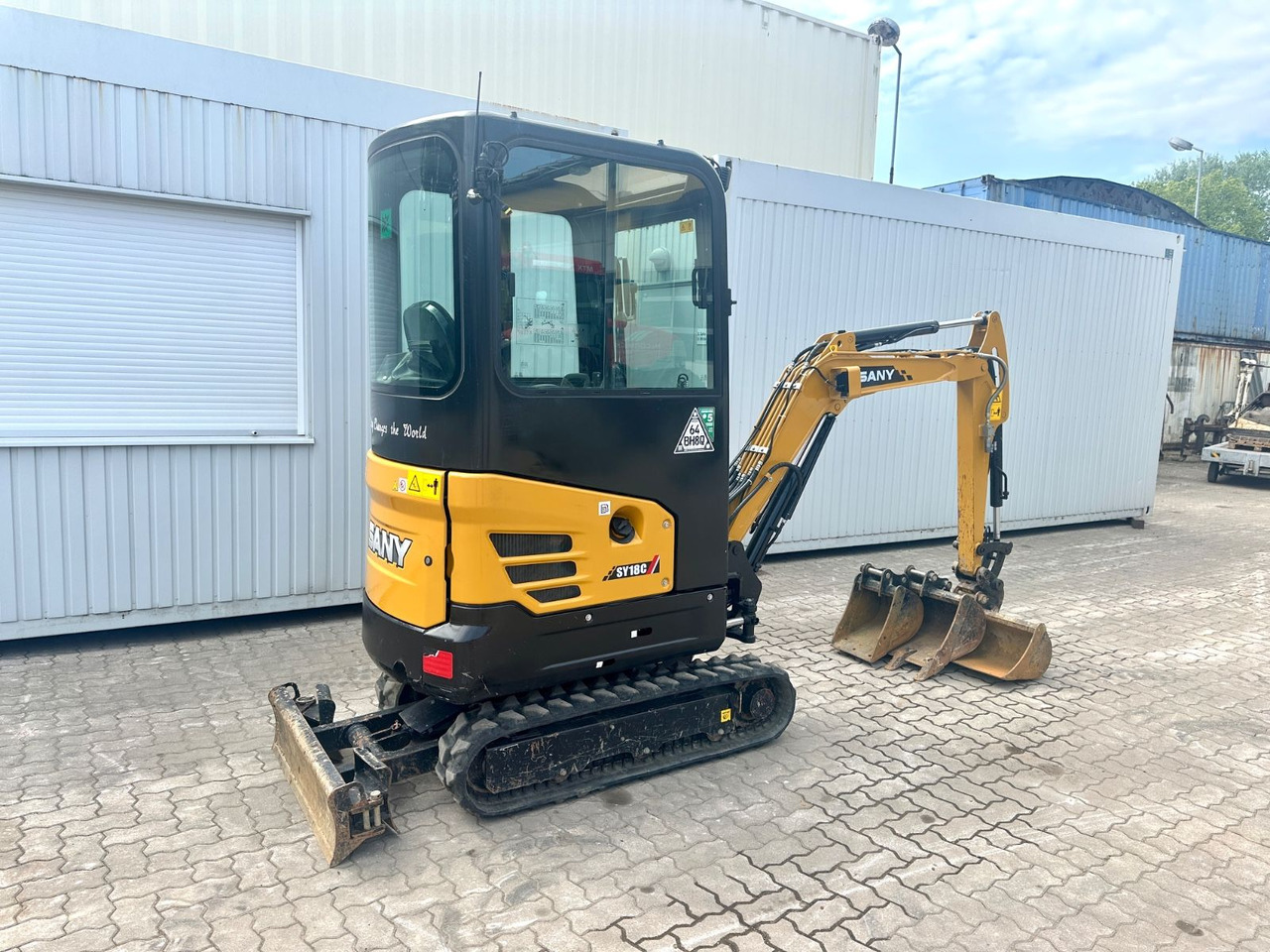 Sany SY18C / 2023 BJ / 181 H / 3 x Löffel - Ekskavator mini: gambar 4 Sany SY18C / 2023 BJ / 181 H / 3 x Löffel - Ekskavator mini: gambar 4