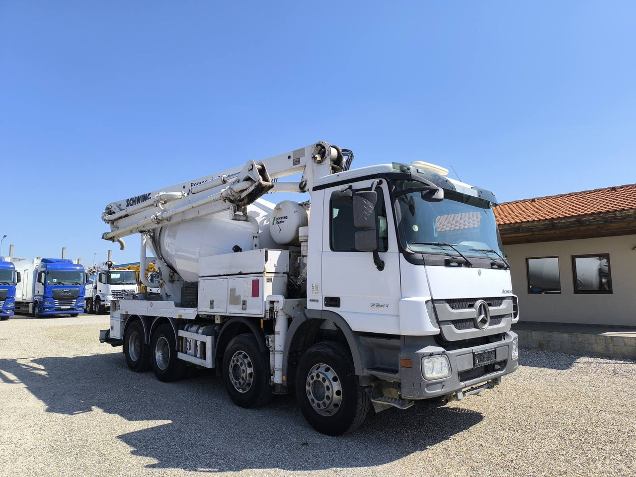 MERCEDES-BENZ ACTROS 3241 SCHWING FBP24 - Truk pompa beton: gambar 1 MERCEDES-BENZ ACTROS 3241 SCHWING FBP24 - Truk pompa beton: gambar 1