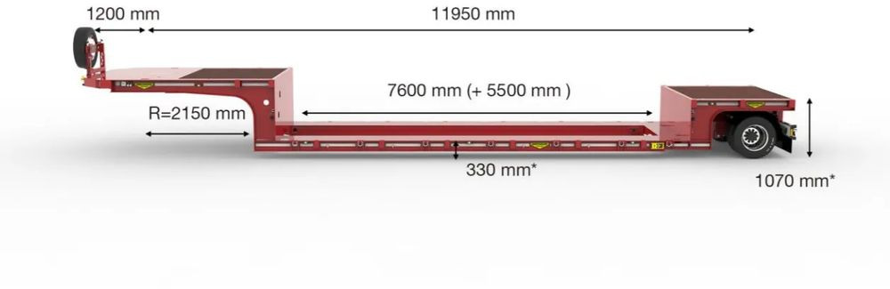 Broshuis 1ADU / 1A rozciągana - skrętna oś - Semi-trailer low bed: gambar 2 Broshuis 1ADU / 1A rozciągana - skrętna oś - Semi-trailer low bed: gambar 2