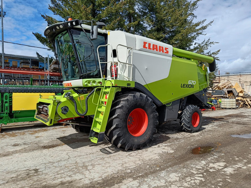 Claas Lexion 670 V750 - Pemanen gabungan: gambar 1 Claas Lexion 670 V750 - Pemanen gabungan: gambar 1