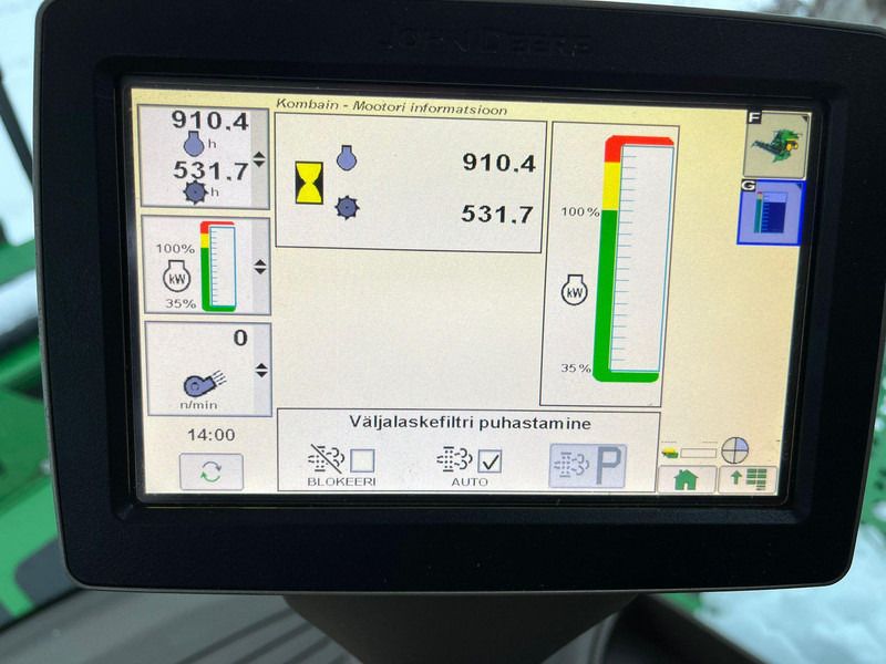 Pemanen gabungan John Deere T660: gambar 14