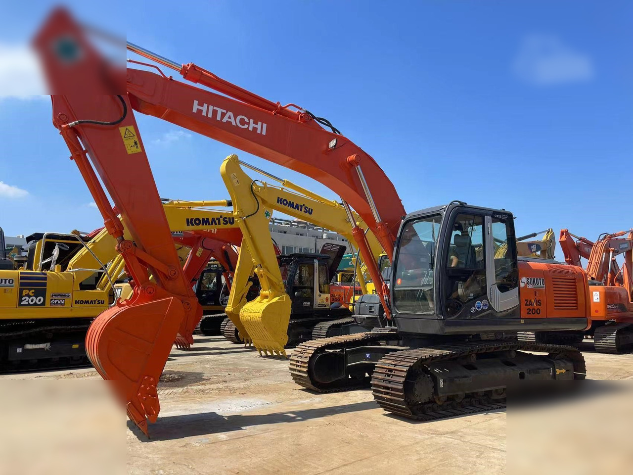 HITACHI ZX200-3G - Ekskavator perayap: gambar 1 HITACHI ZX200-3G - Ekskavator perayap: gambar 1