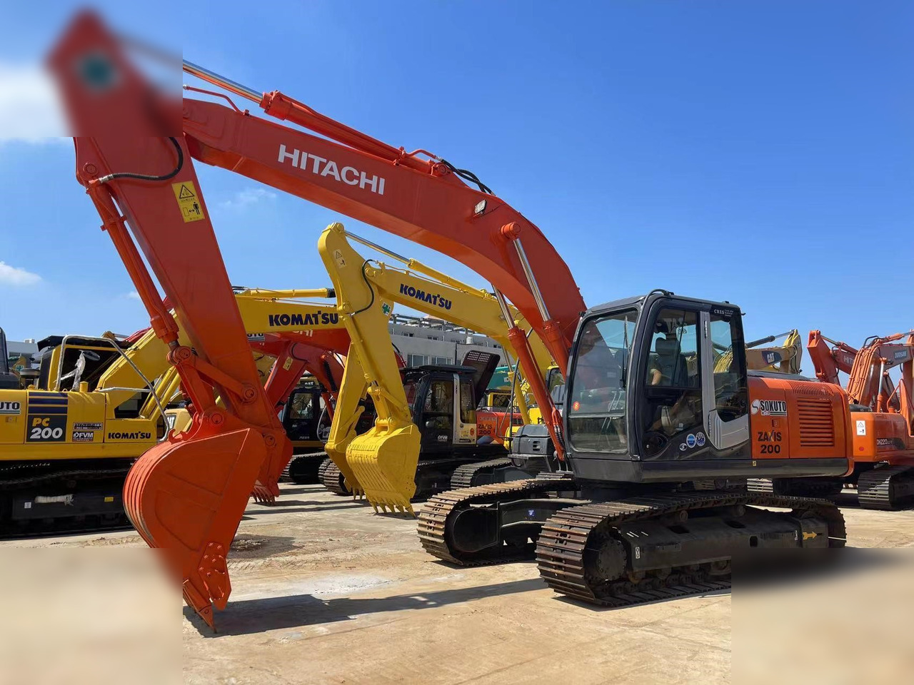 HITACHI ZX200-3G - Ekskavator perayap: gambar 1 HITACHI ZX200-3G - Ekskavator perayap: gambar 1