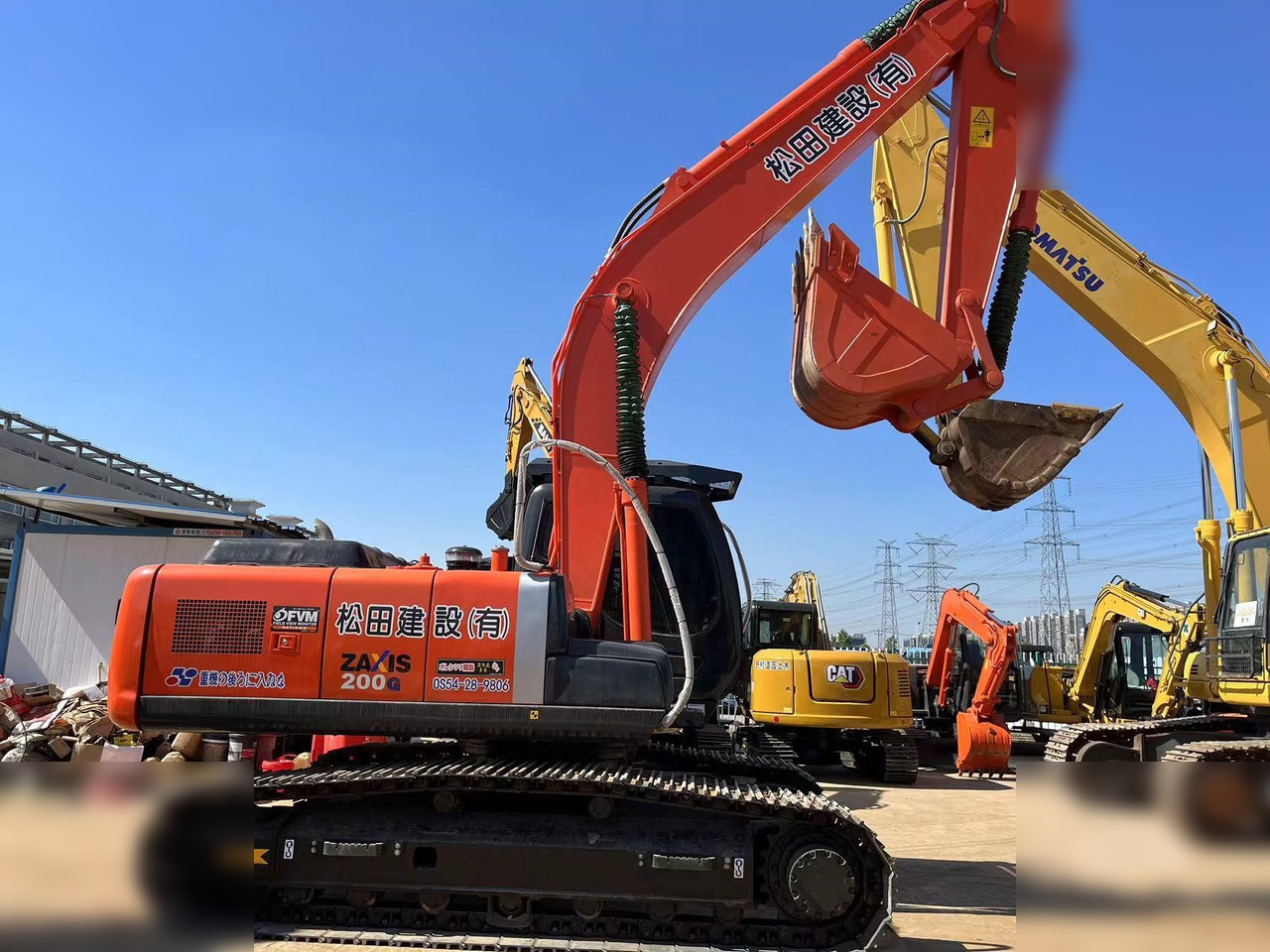 HITACHI ZX200 - Ekskavator perayap: gambar 1 HITACHI ZX200 - Ekskavator perayap: gambar 1