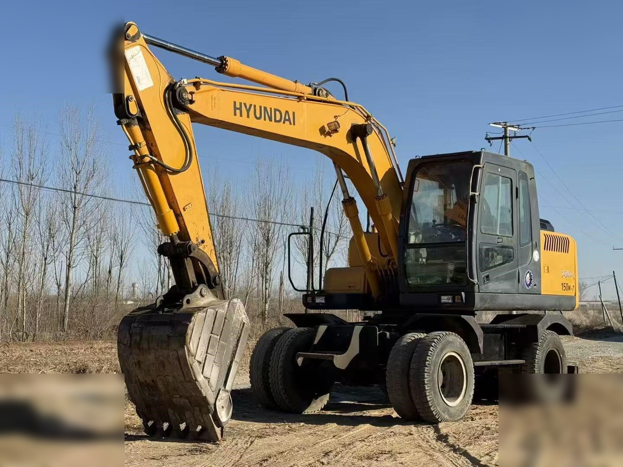 HYUNDAI ROBEX 150W-7A - Ekskavator roda: gambar 3 HYUNDAI ROBEX 150W-7A - Ekskavator roda: gambar 3