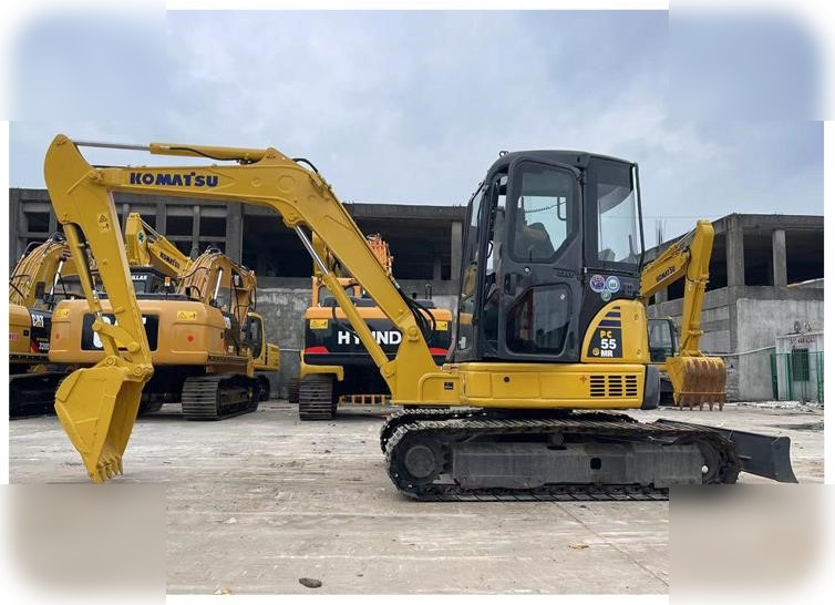 KOMATSU PC55MR-2 - Ekskavator mini: gambar 1 KOMATSU PC55MR-2 - Ekskavator mini: gambar 1