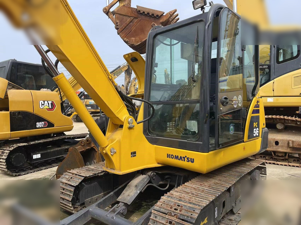 KOMATSU PC56-7 - Ekskavator mini: gambar 4 KOMATSU PC56-7 - Ekskavator mini: gambar 4