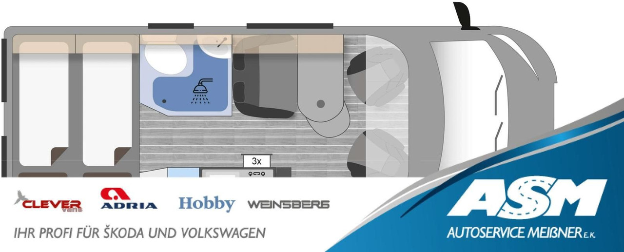 Clever Celebration 600 MJ24*AHK*MARKISE*ACC*R-KAM*RADIO - Mobil kemping: gambar 1 Clever Celebration 600 MJ24*AHK*MARKISE*ACC*R-KAM*RADIO - Mobil kemping: gambar 1