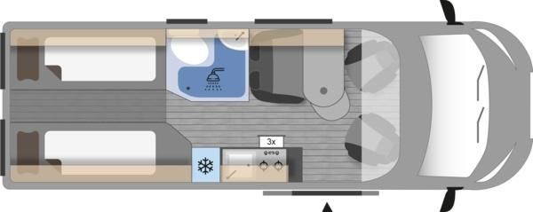 Clever Runner 636 2,2 165PS MJ2024*TRUMA C6 D + E*SHZ* - Mobil kemping: gambar 2 Clever Runner 636 2,2 165PS MJ2024*TRUMA C6 D + E*SHZ* - Mobil kemping: gambar 2